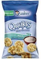 Quaker Popped Ranch Gluten Free Rice Crisps 3.03 oz by QUAKER QUAKES