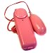 Portable Soft Pink Egg Bullet Vibrator and Mini Masseur Massager