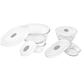 Pyrex Storage Deluxe 8-Piece Set with Lids, White
