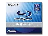 Electronics : Sony BNR50A Blu-Ray Dual-Layer Disc 50GB x2 Speed [Single Disc Jewel Cased]