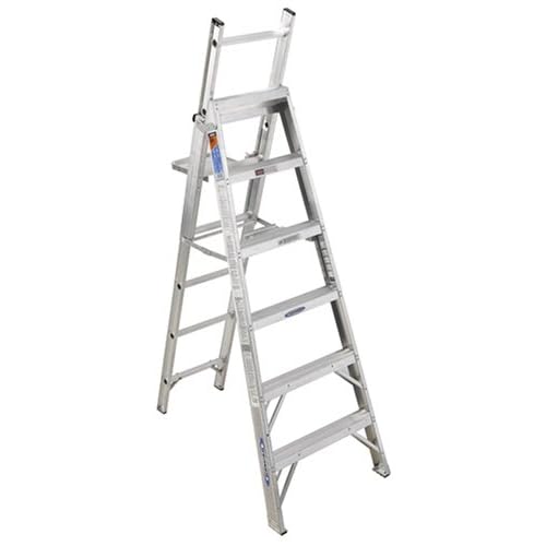 Werner C376 6Foot 300Pound Duty Rating Aluminum FiveWay Combination