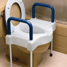 Ableware Tall-Ette Elevated Toilet Seat with Steel legs