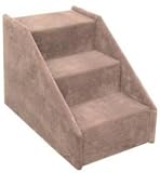 Solid Side Pet Steps : Color BEIGE : Size BEARS STAIRS 3 STEP