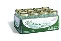 Jarden 67000 Ball 12 pack Wide Mouth 1 Quart Mason Jar