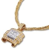 Peter Lam 3/8ctw Art Deco Diamond Designer Pendant