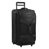Briggs & Riley Luggage 27 Inch Dual Compartment Wheeled Duffle Bag, Black, 27 Briggs & Riley Luggage 27 Inch Dual Compartment Wheeled Duffle Bag, Black, 27