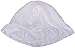 SimpliKids Baby Infant Floral Embroidered Floppy Wide Brim Sun Hats, White, 12-24 Months