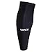 VIPER® Compression Calf Sleeve, Shin Guard & Splint Support - TruCore® 3-Layer Wicking, Non Slip Inner Bands - Basketball & Running (SINGLE)
