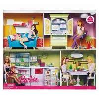 31C6PZoekYL Barbie Furniture & Doll Girfset   4 Rooms