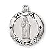 Sterling Silver Saint Jude Medal and 18-inch Chain