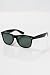 80s Collection Classic Retro Wayfarer Sunglasses [Black]