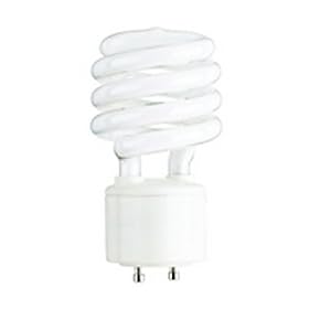 23 Watt Compact Fluorescent Spiral Light Bulb GU24 Base CFL 2700K Color Temperature by 