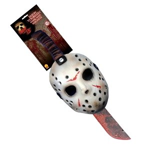 Jason Mask and Machete Set Halloween Accessory