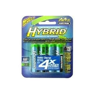 Rayovac Hybrid Rechargeable AA NiMH Battery 4-Pack for $6 + free shipping Rayovac Hybrid Rechargeable AA NiMH Battery 4-Pack for $6 + free shipping