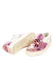 Ed Hardy Metallic Deck Geisha Printed Lowrise Women Shoes