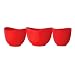 Kitchen & Housewares : iSi Flexible Silicone Mixing Bowls 3-pc. Set- Red