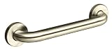 KOHLER K-14560-BN Contemporary 12-Inch Grab Bar, Vibrant Brushed Nickel