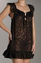 Betsey Johnson Women's Animal Jacquard Chiffon