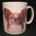 Papillon butterfly DOG MUG