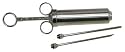 Bayou Classic 5011 2-oz. Stainless Steel Seasoning Injector w/2 Stainless Needles: one for liquid marinaide, and one for minced herbs