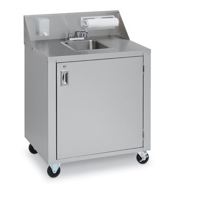 Crown Verity Portable Stainless Triple Sink