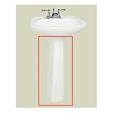 St. Thomas Creations 5201.331.01 Marathon Lavatory Pedestal, White Finish