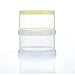 SySrion Non-Spill Baby Milk Powder Dispenser/Storage Container,Yellow (1pcs)