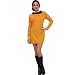 Women's Star Trek Classic Deluxe Dress, Gold, Medium