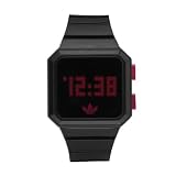 Adidas Unisex Led Peachtree Black And Red Digital Watch - ADH4043