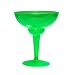 NorthWest Enterprises N121013 2-Piece Party Essentials Brights Plastic Margarita Glasses Set, 12-Ounce Capacity, Neon Green (12 Packs of 10)