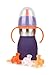 Kid Basix Safe Sippy Cup 2, The Stainless Steel 2-in-1 Sippy Cup and Straw Bottle, Purple, 11oz