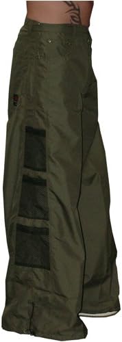 Ghast 32" Fat Bottom Raver Pants (Olive Green)