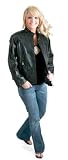 Rebel Ryder Ladies Stone Leather Motorcycle Jacket