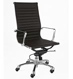 Italmodern 00511BLK Black-Chrome Nico Pro High Back Office Chair