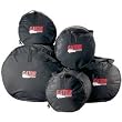 Gator GP-Standard-100 Padded 5-Piece Standard Drum Bag Set, Black