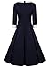 Women's 50s Style Rockabilly Pinup Cotton Swing Vintage Dress (Premium)