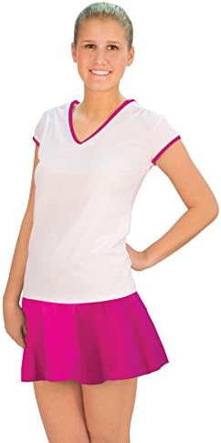 Peachy Tan Country Club White Varsity Cap Tee