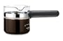 Medelco 4 Cup Universal Glass Espresso Replacement Carafe, Black