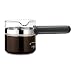 Medelco 4 Cup Universal Glass Espresso Replacement Carafe, Black