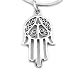 Sterling Silver Islamic Hamsa Hand of Fatima Charm Pendant