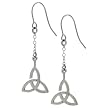 Surqical Steel Celtic Triangle Earrings