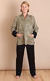 DreamSacks Women's Silk Jacquard Yin Yang Jacket