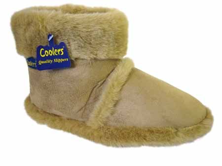 New Mens Cooler Brand Warm Snugg Boot Slipper Microsuede Outer with Thick Fluffy Collar And Lining - Durable Sole. To Fit UK Shoe Size 7-8-9-10-11-12