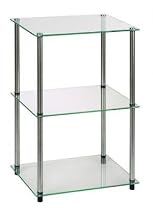 Convenience Concepts Go-Accsense 3 Tier Square End/Lamp Table