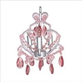 Sleeping Partners 3 Bulb Mini Chandelier - Pink Sapphire