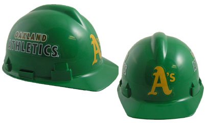Baseball Oakland Athletics hard hats