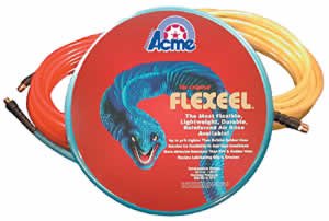 Acme Automotive ACMA750HH50 Blue Flexeel Reinforced Polyurethane Straight Air Hose 1/2 x 50', 1/2 MPT