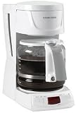 Black & Decker DLX900 12-Cup Drip Coffeemaker, White