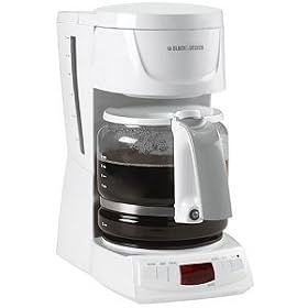Black and Decker DLX900 12-Cup Drip Coffeemaker, White by Black & Decker