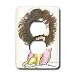 Third Party New : Londons Times Funny Music Cartoons - Cat Stevens - Light Switch Covers - 2 plug outlet cover